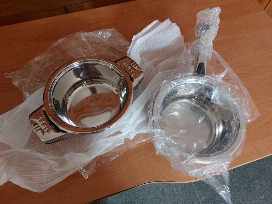 Vand set vase noi inox, originale König (Austria)