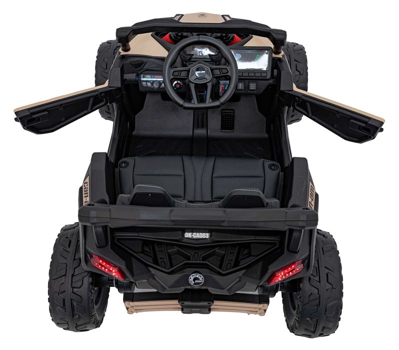 UTV electric pt copii Can-Am Maverick 24V 800W 4x4 (CA003) Negru