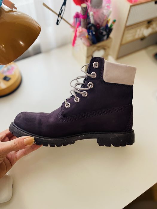 Timberland боти в лилаво