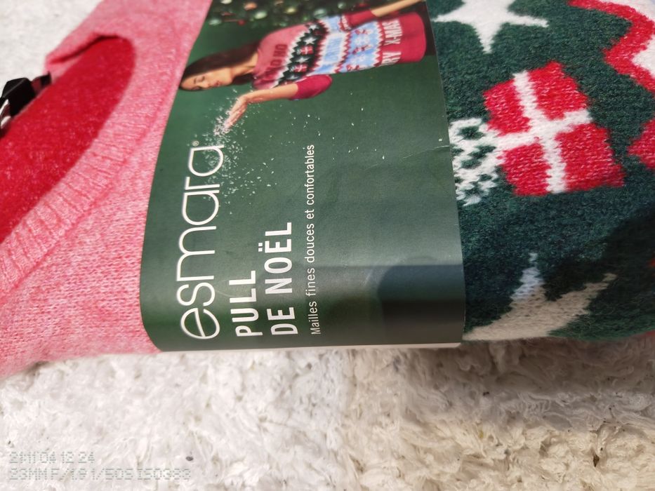 Pulover tricotat esmara, Craciun marime M 38/40 dama