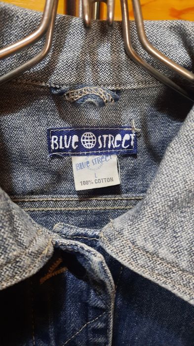 Джинсовка длинная. Размер 46--48.