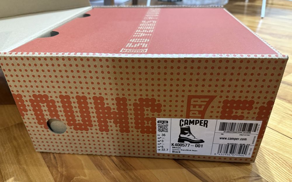 Нови кожени боти Camper, 36 номер