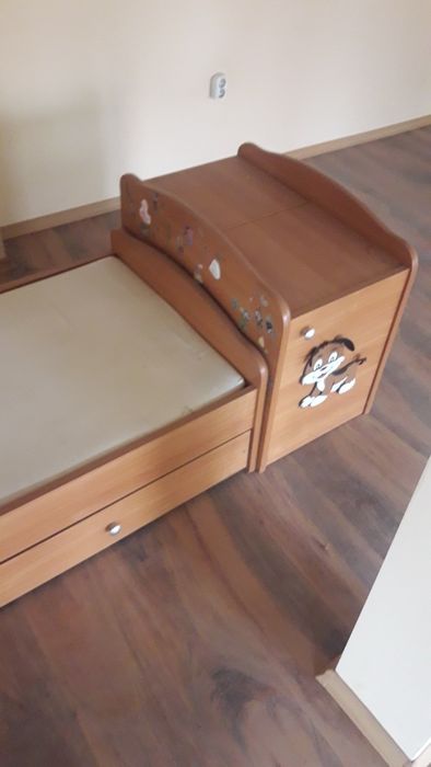 Детска кошарка с ракла без матрак