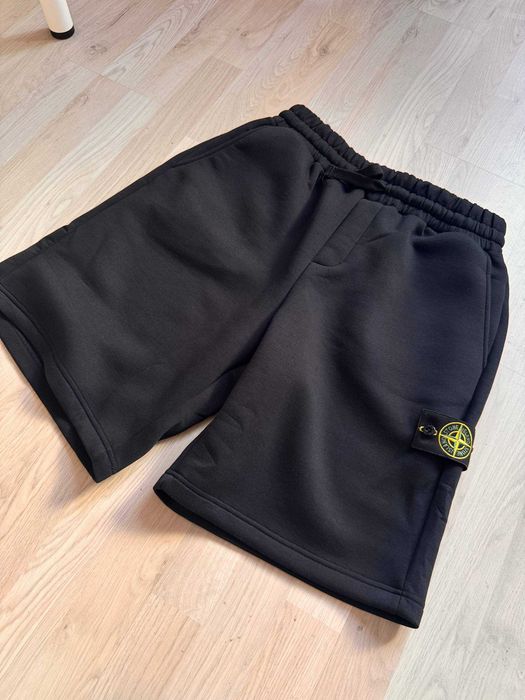 ПРОМОЦИЯ Мъжки Черни Гъщи Къси Панталони Сиви Панталони Stone Island Стоун Исънд