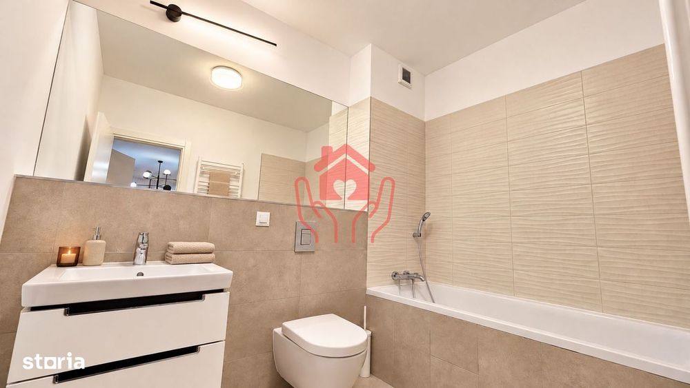 Baneasa Shopping City-3 camere mobilier ROVERE I parc I scoli I garaj