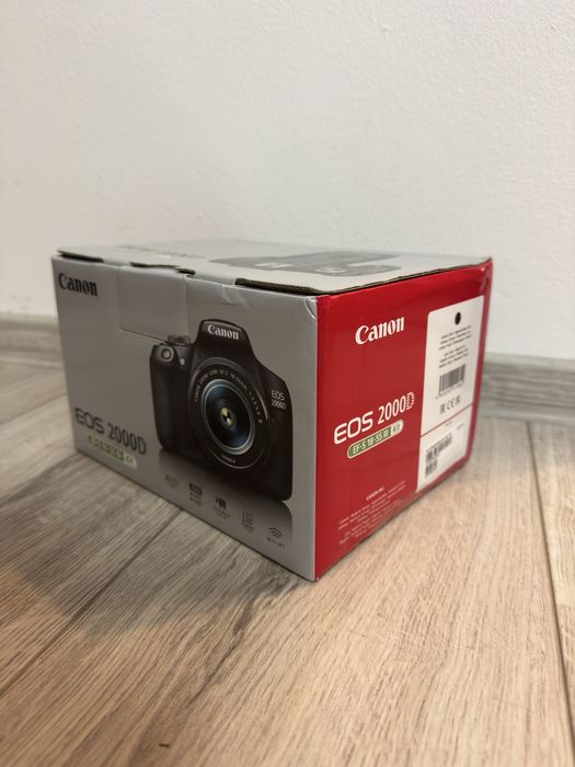 Aparat foto DSLR Canon 2000D / Wifi  - NOU
