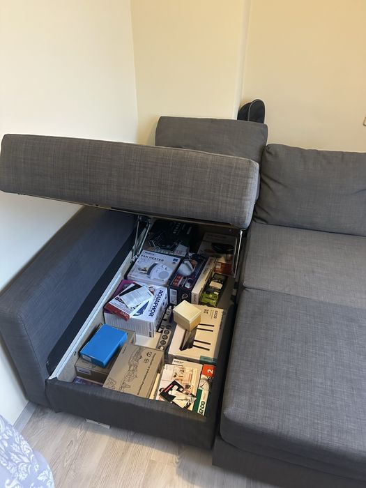 4-местен диван с лежанка KIVIK