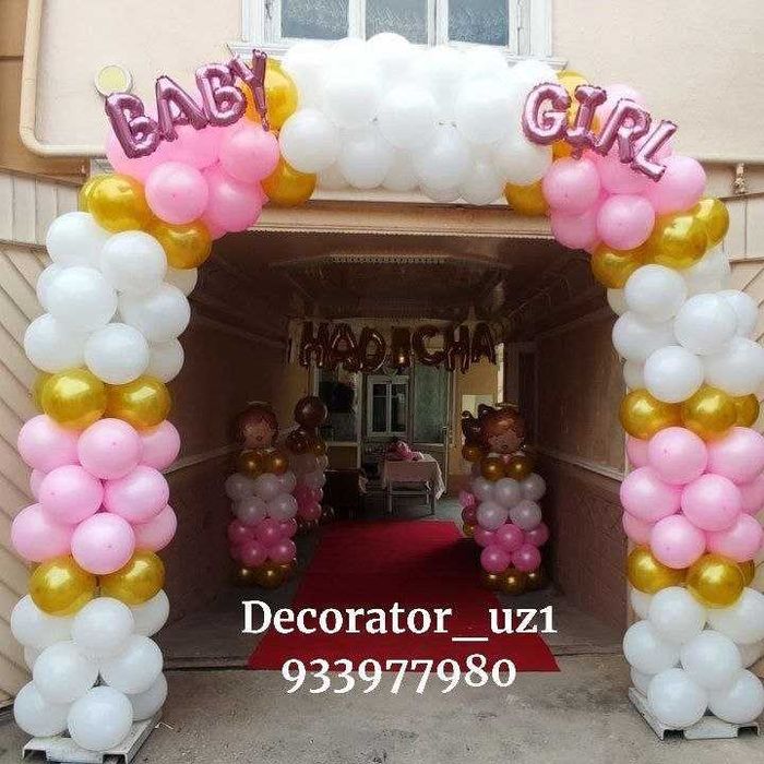 Оформление шарами в Ташкенте