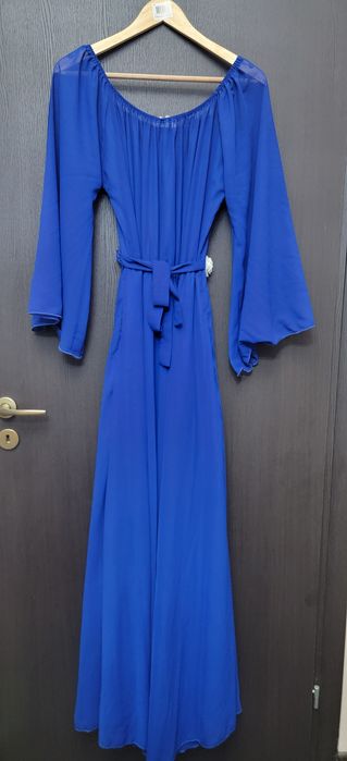 Rochie ocazie albastra lunga