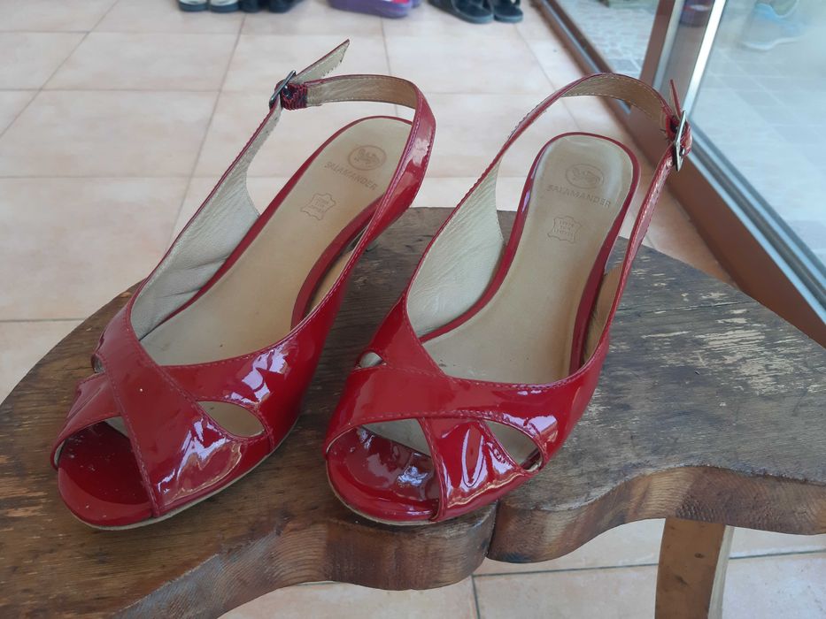 Сандал Естествена Кожа SALAMANDER! Красиви и удобни !№36