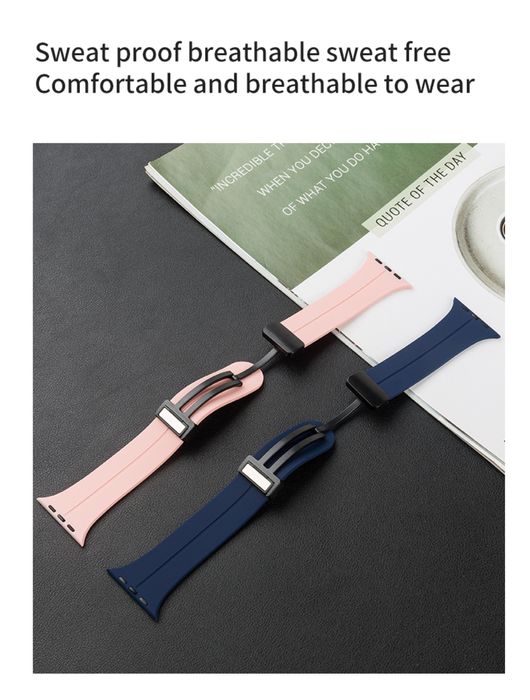 Силиконови каишки с магнит за Apple Watch ULTRA/SE/11/10/9/8/7/6/5/4