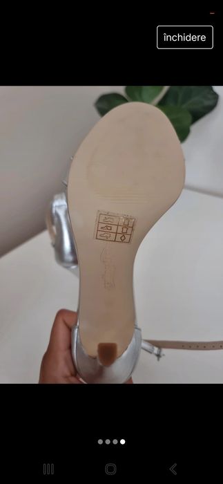 Sandale elegante piele Smiling Shoes, 37