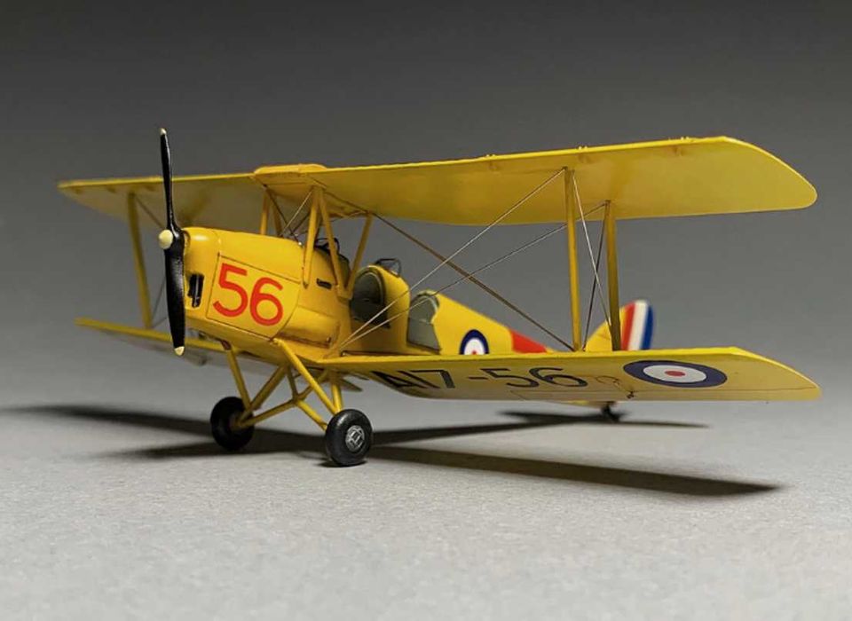 учебный макет сборная модель самолёта Tiger Moth 1/72 Airfix