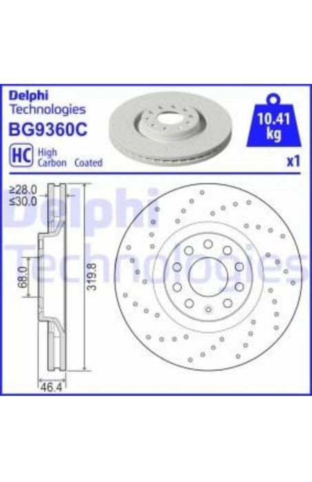 Спортни Дискове DElPHI за Ауди А4/А6