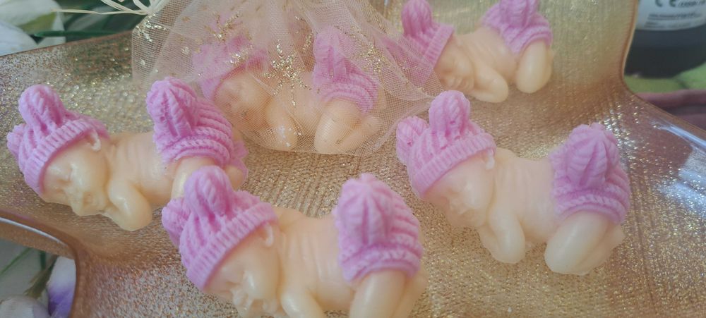 Сапунче за подарък бебе ръчно изработено