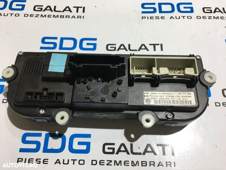Panou Comanda AC / Clima VW Golf 6 2008 - 2013 COD : 3C8907336AB / 3C8 907 336 AB