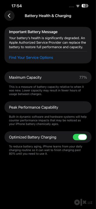 iphone 13 Pro Max holati tiniq vakum