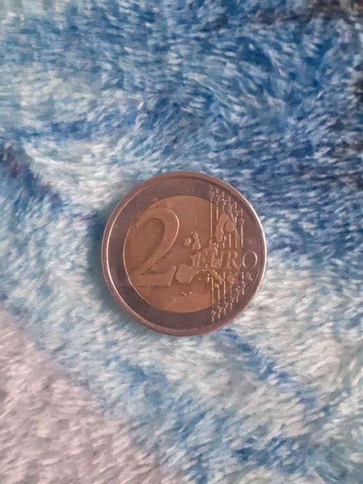 Monedă 2 Euro Anul 2001 Rară