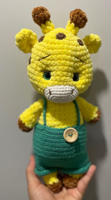 Плетени играчки с плюшена прежда