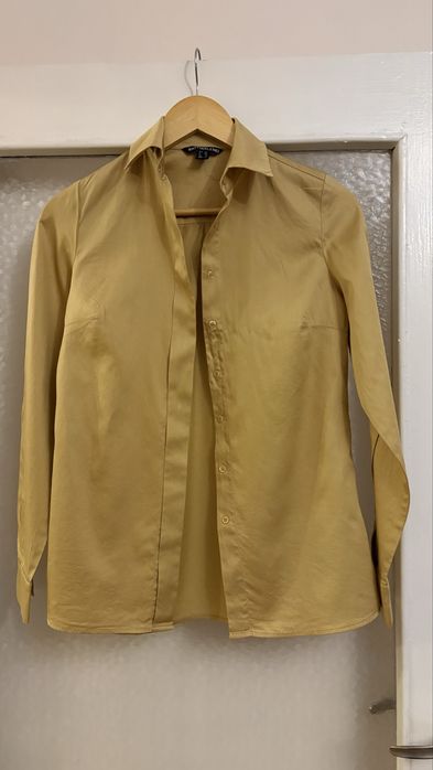 Дамска риза в цвят горчица Battibaleno