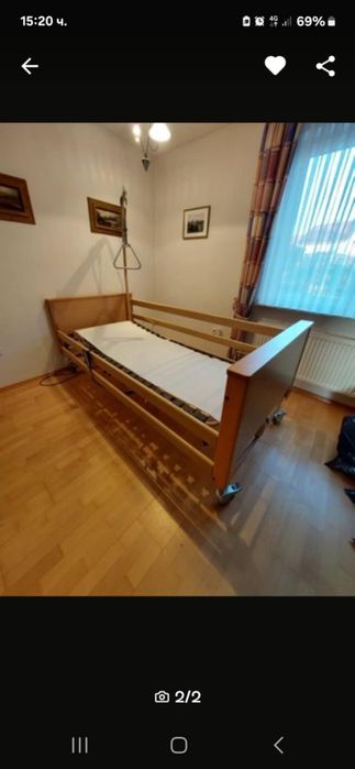 Немско болнично легло + нов матрак