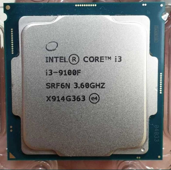 Процессор i3 9100F / Пк / Компьютер 3.6 GHZ