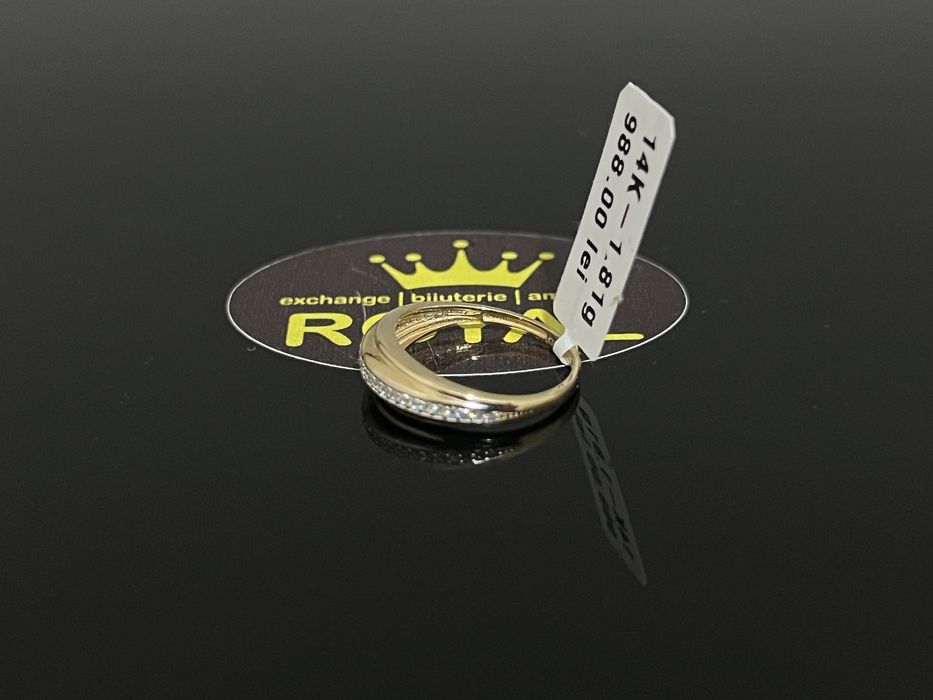 Bijuteria Royal CB : Inel dama aur nou 14k 1,81gr