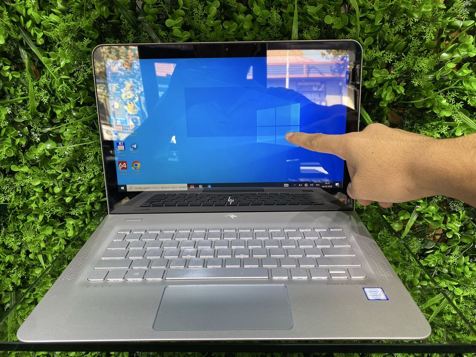 Hp envy core i7 ekrani sensorli