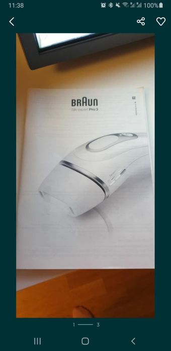 Epilator IPL Braun Silk expert PRO 3 PL3139