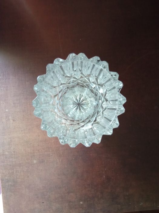 Ваза и салатница-конфетница хрустальные