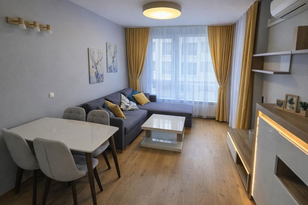 Дава се под наем Двустаен апартамент в София, Кръстова вада - 65 кв.м за 767.55 € - Снимка #1