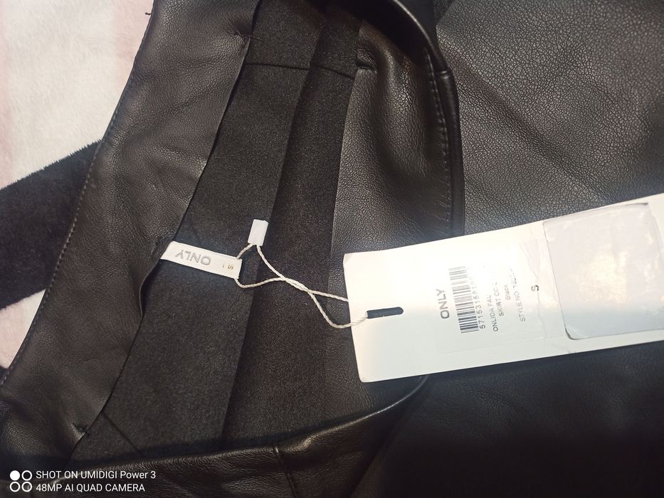 Only-нова кожена пола-M,L