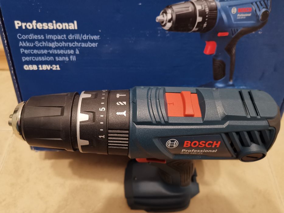 Bosch GSB 18V-21 ударно-пробивен винтоверт - чисто нов!