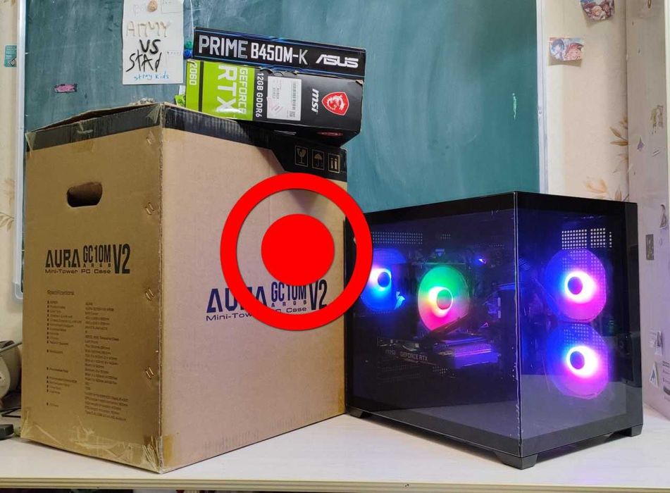 Срочно продам мощный игровой кейс Ryzen 5 RTX 2060 RAM 16 SSD HDD