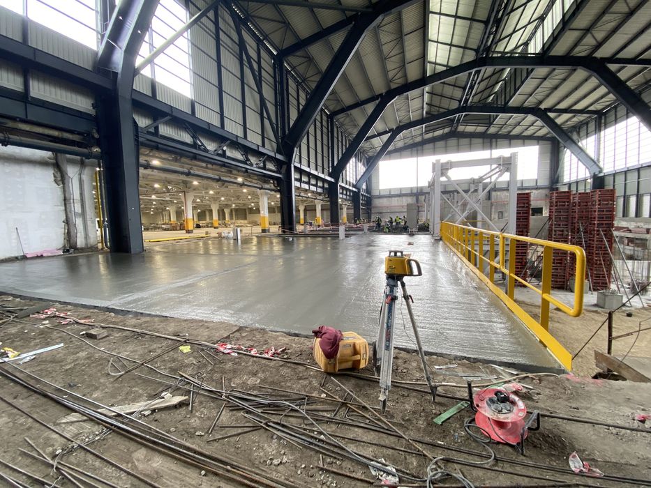 Turnari beton finisat mecanic elicopterizat