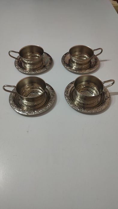 Подстаканники для кофе НМЦ мельхиор