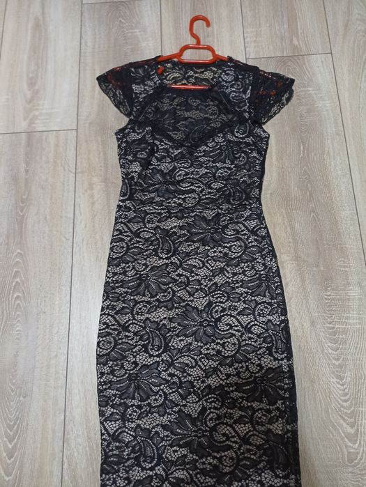 Rochie gala neagra lunga-NEPURTATA