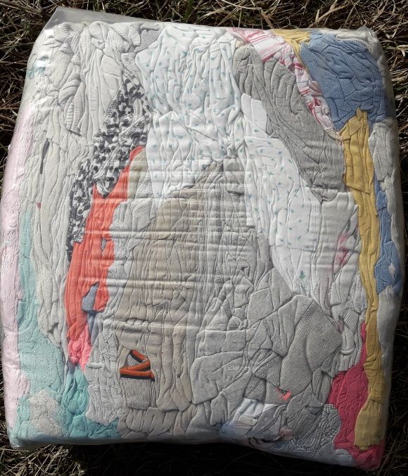 Памучни нарязани хавлиени и бели парцали Безплатна доставка