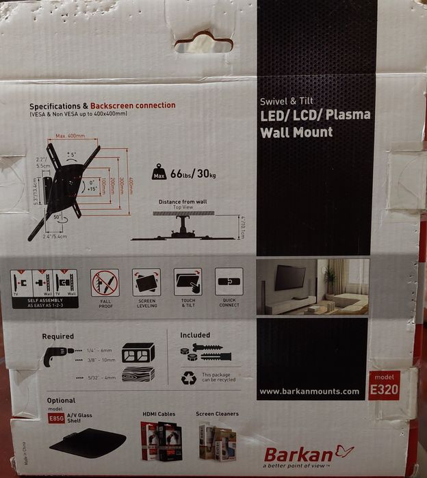 Новый крепеж на стену для телевизора