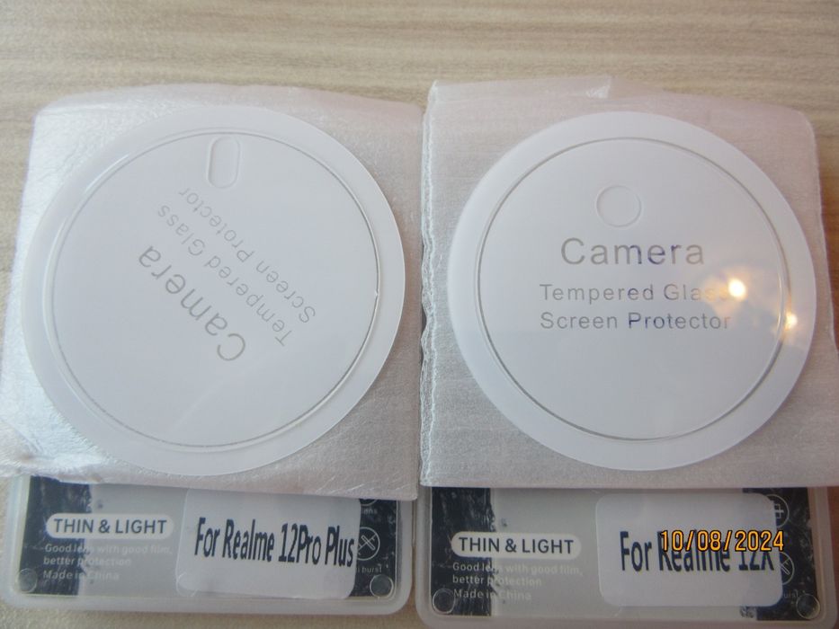 Realme 12 Pro+ / 12X / 12 / 12 Pro / 3D Стъклен протектор за камера