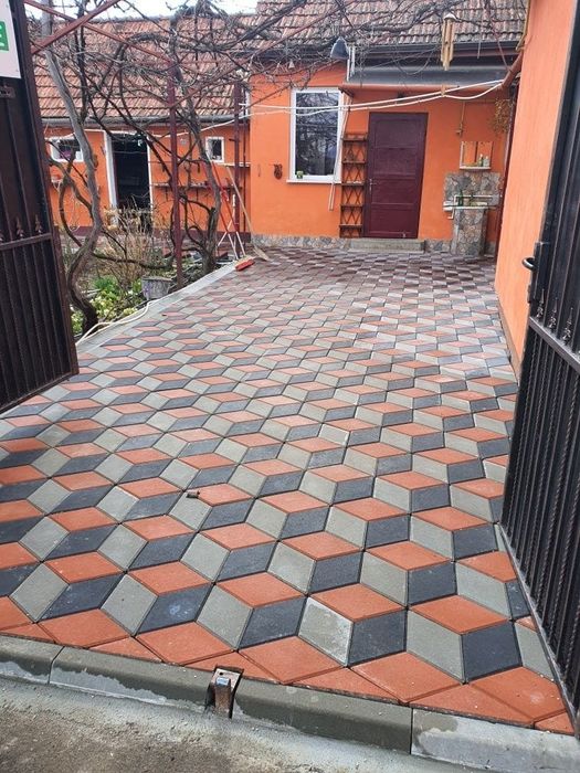 Montaj pavaje,diferite modele,borduri,rigole