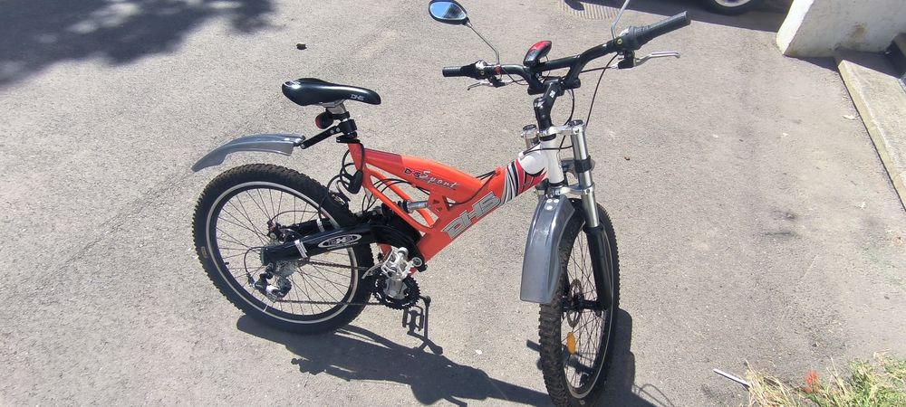 Bicicleta DHS Sport cu frana  pe disc față - spate