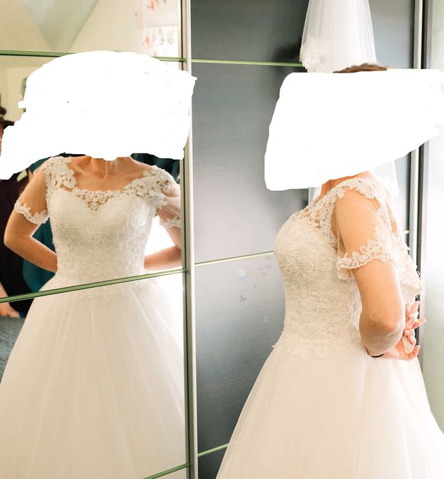 rochie de mireasa, ivoire, marime 38, nunta, casatorie, cununie