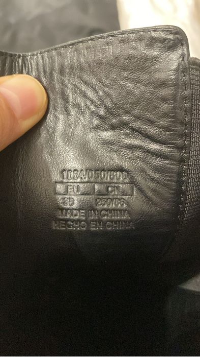 Сапоги натуральная кожа Armani