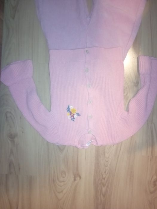 Salopeta  ,cardigan si bluza pentru fetite