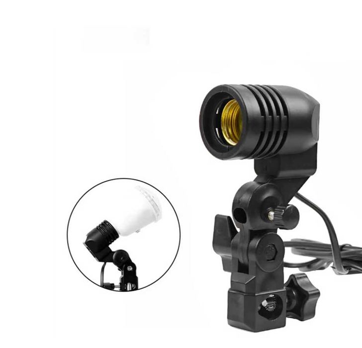 Комплект чадър , статив и държач за чадър с фасунга Е27