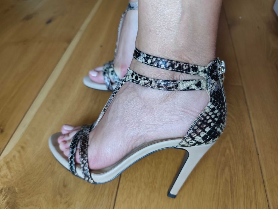 Sandale animal print