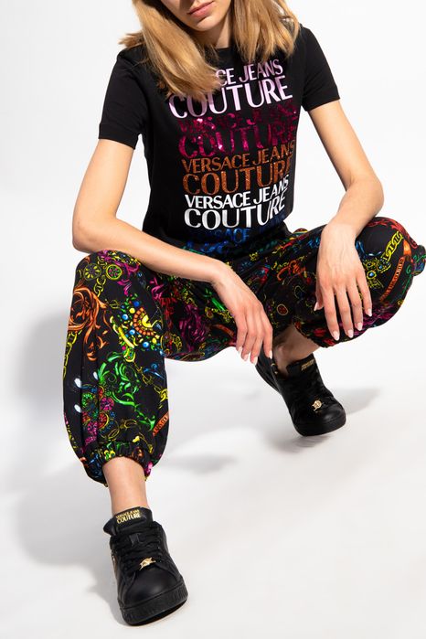 Versace jeans couture нова тениска с надпис