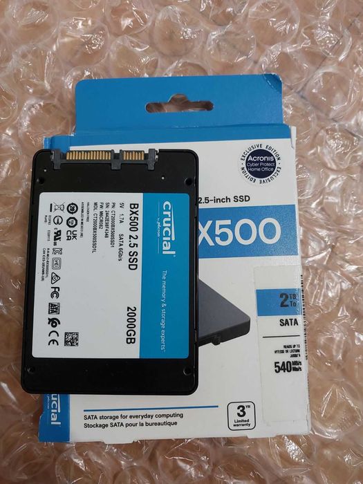 2TB SSD Crucial MX500 / BX500