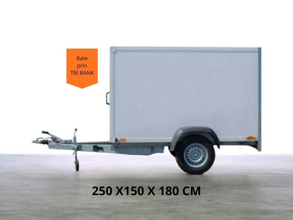 Remorca Furgon REC 250x150x180 cm 1500 kg